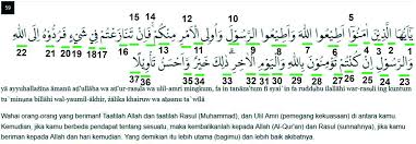 (4:36) serve allah and ascribe no partner to him. Surat An Nisa Ayat 59 Lengkap Beserta Tajwid Dan Penjelasannya Islamitu
