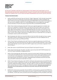 When i was in clearing banks (in the 1980s) each is it allowed for a person to use someone else's letterhead and signatures, to make it look like as if the letter was drafted and. Deed Of Agreement Purchase Sblc 35 2 Rwa Security D Eposit