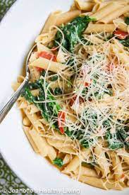 Easy Pasta With Spinach Tomatoes And Parmesan Cheese Recipe Recipe Healthy Pasta Dishes Spinach Pasta Easy Pasta