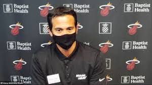 Miami heat center meyers leonard addressed his decision to remain standing for the national anthem prior to saturday's game against the denver nuggets. Erik Spoelstra Defends Meyers Leonard Standing During Anthem He S Fully Behind This Movement Youtube