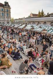 Slovenia Outdoor Food Festival Culinary Market Odprta Kuhna Open Kitchen That Takes Place Every Friday Between March And Slovenia Ljubljana Food Festival