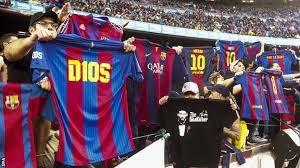 Lionel messi (barcelona) left footed shot from outside the box is saved in the bottom right corner. Barcelona 7 1 Osasuna Bbc Sport