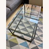 However at 1am this morning i thought it would be the perfect time to make it once and for all. West Elm Box Frame Coffee Table With Glass Top Aptdeco