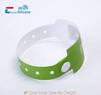 도매 일회용 RFID 종이 손목 밴드 일회용 팔찌