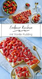 Einfacher Erdbeer Pudding Kuchen Vom Blech Auch Fur Den Thermomix Einfach Malene Rezept In 2020 Pudding Kuchen Leckeres Essen Kuchen