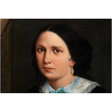 ATRIBUIDO A JUAN CORDERO, (PUEBLA, MÉXICO, 1822-1884). RETRATO DE DOÑA  TEÓFILA. Óleo sobre tela. Con documento de valoración. for sale at auction 