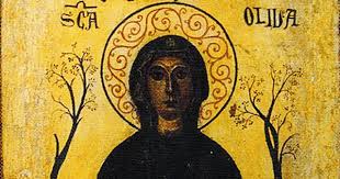 Saint Olivia Ucatholic Catholic Saints Saints Catholic Rituals