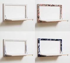 Inspirée par les nouvelles tendances du home staging, ce bureau mural pliable sera idéal pour les petits espaces type cuisine, studio ou chambre. Bureau Mural Rabattable 20 Meubles Pliables Astucieux