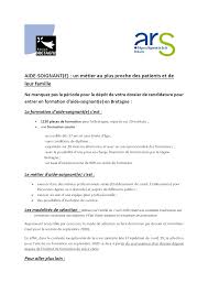 Vous souhaitez travailler en milieu hospitalier ou extrahospitalier et vous envisagez de passer les sélections d'entrée en ifas ? Le Metier D Aide Soignant Ifps De Lannion