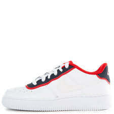 Gs Air Force 1 White White Obsidian University Red Nike Air Force White Air Force Shoes Air Force 1