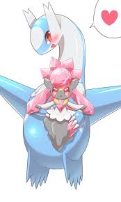 How many wings does a pokemon have? 18327 Safe Artist Ecru Diancie Fictional Species Latios Legendary Pokemon Mythical Pokemon Nintendo Pokemon 2016 Ambiguous Gender Blue Body Blue Wings Blushing Claws Crystal Duo Feral Heart Holding Male Open Mouth Pink