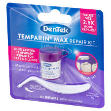The dental health society does not recommend trying to fix a tooth without a dentist's help. Dentek Lost Filling Repair Maximum Hold Walmart Com Walmart Com