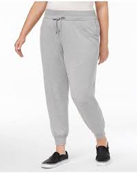 Ideology Womens Heathered Knit Pull On Jogger Pants Noir
