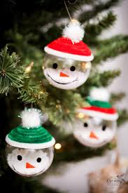 Get the tutorial at white house crafts ». Easy Snowman Ornaments For Your Christmas Tree