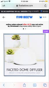 Aroma diffuser compact modern design. Faceted Dome Diffuser W Led Light Diffuser Aroma Diffuser Led