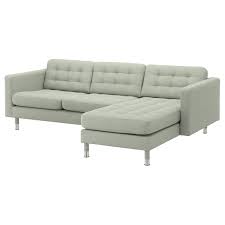 Available in six different colors, this pick is perfect for naps because of its removable cover, extra deep seat, and six movable back. Landskrona 3 Seat Sofa With Chaise Longue Gunnared Light Green Metal Ikea