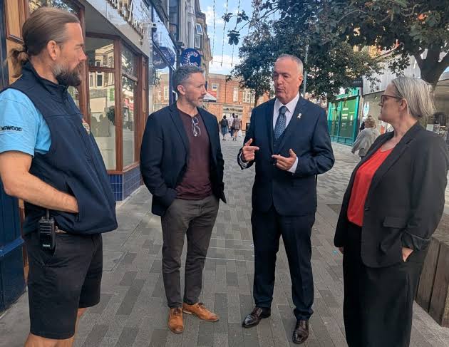 Commissioner Visits Morecambe to See Impact of Funding for BID Warden -  Lancashire Police Crime Commissioner