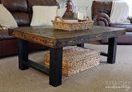 Paisley passions and here it is!!!! Remodelaholic Diy Simple Wood Slab Coffee Table