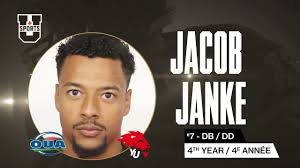 JANKE WINS U SPORTS RUSS JACKSON AWARD, NAMED U SPORTS ALL-CANADIAN
