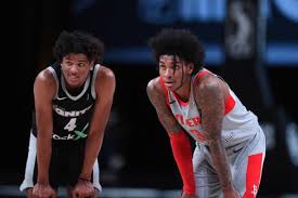 Jalen green (4) of team ignite looks on during the game against the erie bayhawks in this i'm gonna go see my momma and my little sister, green said of his next move after the g league season. Jalen Green R Kpj Rockets
