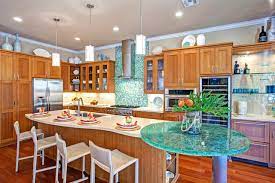 It truly is a small world as our appreciation for diverse global design sparks enchanting design directions within the home. Caribbean Hues Kitchen Maritim Kuche San Diego Von Jackson Design Remodeling