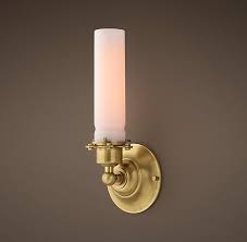 Edison Milk Glass Sconce Restoration Hardware 179 Sconces Glass Milk Glass