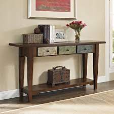 Traditional Rustic Style Weathered Finish Entry Hallway Accent Console Table Traditio Mesas Rusticas De Consolas Decoracion De Interiores Decoraciones De Casa