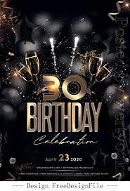 To create that flyer with this premium psd template, you can make creative and fun flyer for your christmas party. Birthday Music Party Flyer Psd Template Free Download