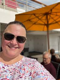 Reunited with my wife Jess and boarding a cruise ship. Today is a good day.  Onwards Flogging Molly Cruise!