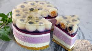 No Bake Lychee Blackberry Cheesecake Eggless Without Oven Anneke Cooking Youtube Cheesecake Mexican Dessert Baking