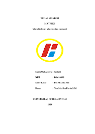 We did not find results for: Pdf Makalah Matriks Semester 1 Melky Komimbin Academia Edu