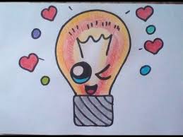 как нарисовать рисунок на тему как прекрасен этот мир Kawaii Risunki Kak Narisovat Lampochku How To Draw A Light Bulb Youtube Risunki Lampochka