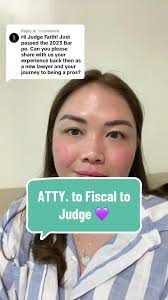 Replying to @. Journey from Atty. to Fiscal to Judge 💜 #judgefaithct  #lawyersoftiktok