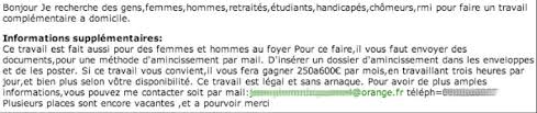 33 offres d'emploi de domicile maroc pour trouver l'emploi que vous cherchez. Mise Sous Pli A Domicile Un Vrai Travail Ou Une Arnaque