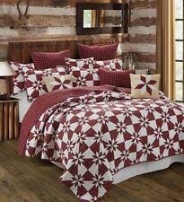 Here are some good farmhouse bedding duvet options with pattern. Virah Bella Stars And Plaid Country Farm House Style Reversible Printed Quilt Set Irish Cream King Bedding Home Kitchen Kalingauniversity Ac In