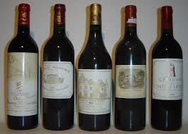 Les 5 Grands Crus A Deguster Absoluement Vin Bordeaux Pauillac Vin De France
