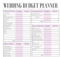 Wedding Budget Planner & Tracker (digital Download) - Etsy UK