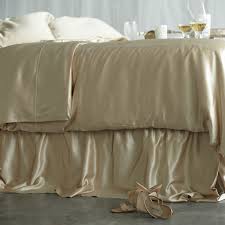 To see if the drop of the platform bed skirt is compatible with your bed setup, measure from the top of your box spring or bed base down to the floor. Silk Bed Skirt Luxury Bed Skirts Adjustable Bed Skirt
