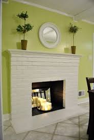 Painted Wood Paneling Woot It S Done Young House Love White Brick Fireplace Fireplace Home Fireplace