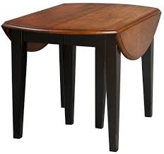 Shop for drop leaf dining tables in dining tables. Amish Round Hamel Dropleaf Dining Table From Dutchcrafters Amish