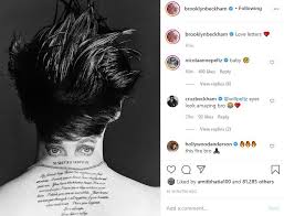 He's only 18, but brooklyn beckham is already on track to one day rival his dad david in the tattoo department. Brooklyn Beckham Unveils Huge New Neck Tattoo Of A Love Letter Dedicated To Fiancee Nicola Peltz Laptrinhx News