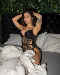 Picture tagged with: American, Brunette, Busty, Jameliz Benitez Smith,  Lingerie, Tattoo - FAPcoholic.com