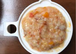 Tak hanya itu, alpukat juga memiliki kandungan lemak baik dan asam folat yang baik untuk perkembangan otak bayi. Langkah Mudah Resep Mpasi 9 Bulan Nasi Tim Ceker Ayam Kacang Hijau Kupas Tomat Wortel Lezat