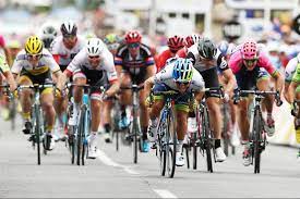 Caleb ewan (left) sprints to victory in stage seven of the giro d'italia. Caleb Ewan Extends With Orica Bikeexchange As Team Enlists More Sprint Help Cycling