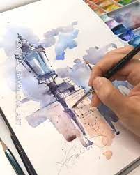 Easy watercolor painting ideas for beginners! 2 989 Likes 11 Comments Watercolor Illustrations Watercolor Illustration Watercolor Paintings Tumblr Loose Watercolor Paintings Watercolor Illustration