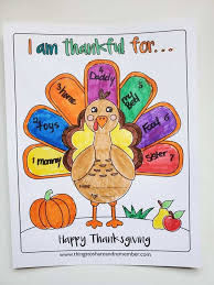 Choose a thanksgiving coloring page to celebrate the thanksgiving holiday theme. I Am Thankful Turkey Thanksgiving Printable Page Share Remember Celebrating Child Home