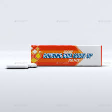 Chewing Gum Package Mock Up