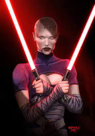 Uzuri Art on X: Thought Id finish up an Asajj Ventress piece today.  StarWars fanart digitalart t.coECNLBkmqlm  X