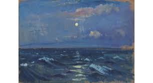 How to paint a full moon reflection in water with acrylic paint for beginners, full lesson.i realized after i uploaded the video and had a look at the paint. Moonlight In Art Royal Museums Greenwich