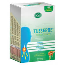 Integratore alimentare con estratti di grindelia piantaggine lichene pino mugo miele di manuka. Esi Tusserbe Pocket Drink